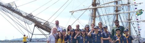 Navio-Veleiro “Cisne Branco” visita o Porto de Santos