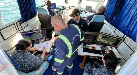 Marinha promove curso de Batimetria Multifeixe em Águas Rasas