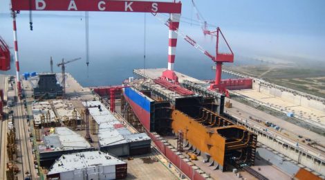 China recebe mais pedidos de construção naval do que a Coreia em outubro