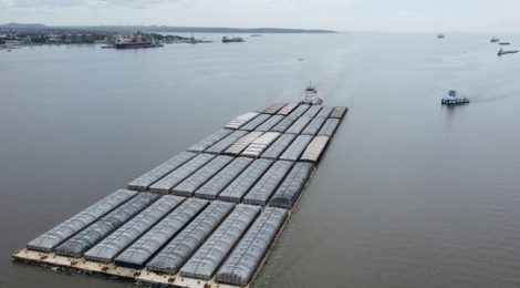Hidrovias do Brasil recebe aprovação para operar maior comboio do país