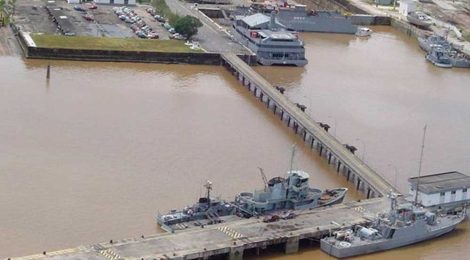 Ibama licencia dragagem da bacia de manobras da Base Naval de Val de Cães