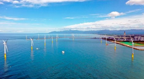 O primeiro grande parque eólico offshore do Japão inicia operações