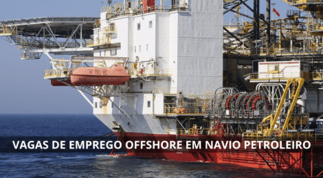 Vagas de emprego em navio petroleiro offshore, com escala de 60×60 no Rio de Janeiro