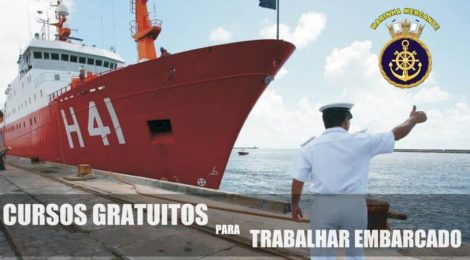 Marinha Mercante oferece mais de 20.000 vagas em cursos gratuitos de qualificação e aprimoramento na área offshore em todo o Brasil