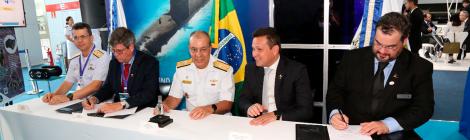 Marinha e Embraer assinam acordo de cooperação na área de Tecnologia