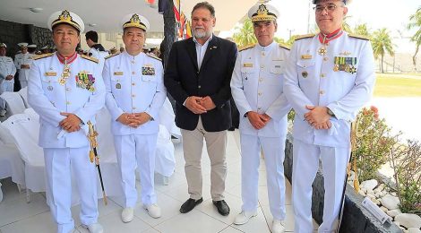 Em cerimônia com comandantes da Marinha e do Distrito Naval, FIERN destaca parceria para consolidar cluster