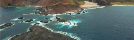 Pesquisadores da UFPR encontram rochas formadas por plástico na Ilha da Trindade