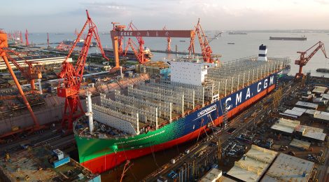 CMA CGM encomenda 12 porta-contêineres movidos a metanol