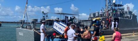 Navio-Patrulha “Grajaú” recebe mais de 2 mil visitantes no Porto do Recife