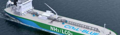 Navio capaz de transportar amônia e LCO2 recebe aprovação em princípio da ClassNK