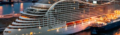 MSC Cruzeiros diz que atingirá a meta de redução de 40% antes de 2030