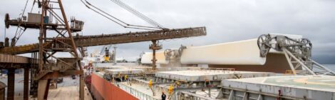 NAVIO DE VELAS METÁLICAS, PYXIS OCEAN COMEÇA EMBARQUE DE 63 MIL TONELADAS EM PARANAGUÁ