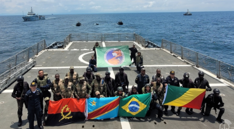 Marinha participa de mais um exercício de segurança marítima no Golfo da Guiné