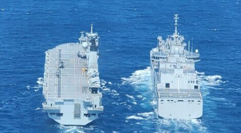 Cooperação Internacional em Alto-Mar: Comando da Força Aeronaval do Brasil e Marinha Francesa na PASSEX 2023