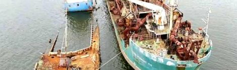 Cemitério de navio no Rio