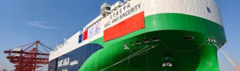LOGÍSTICA VERDE: CARROS ELÉTRICOS CHINESES SÃO EXPORTADOS PARA A EUROPA EM NAVIO CARGUEIRO VERDE TAMBÉM FEITOS NA CHINA