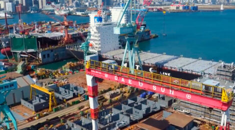 Construtores coreanos recebem grandes encomendas para navios gaseiros
