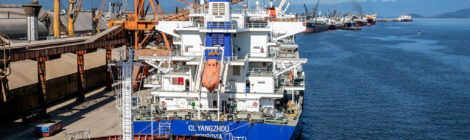 Corredor de exportação do Porto de Paranaguá opera, após incêndio na sexta-feira