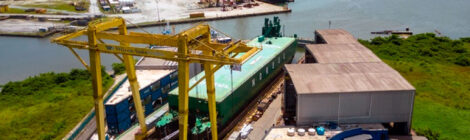 Wilson Sons realiza nova docagem de navio da Norsul em seus estaleiros no Guarujá