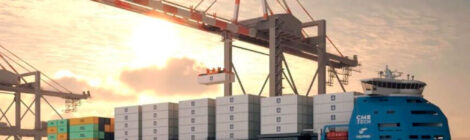 Primeiro porta-contêineres movido a amônia inicia a construção