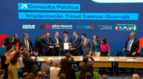Evento no Mpor abre consulta pública para obra do túnel Santos-Guarujá