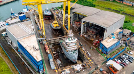 Wilson Sons realiza docagens simultâneas de três embarcações