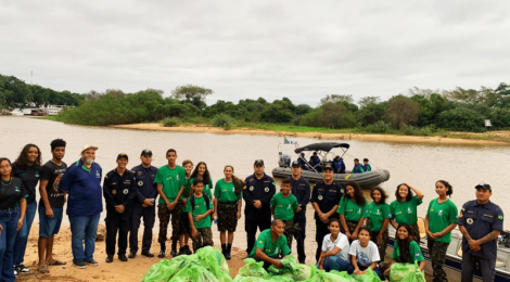 CONSERVAÇÃO DO PANTANAL: AGÊNCIA FLUVIAL DE CÁCERES LIDERA MUTIRÃO PELO DIA MUNDIAL DA ÁGUA