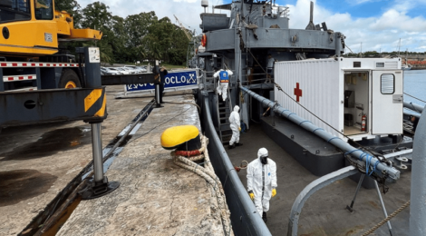 MARINHA REALIZA SIMULAÇÃO DE RESPOSTA A PANDEMIA NA BAÍA DE TODOS OS SANTOS