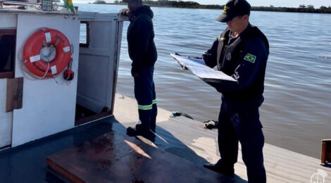 Marinha do Brasil mantém ações de segurança da navegação no Rio Grande do Sul