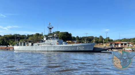 NAVIO-PATRULHA “PAMPEIRO” INTENSIFICA AÇÕES NO RIO TROMBETAS