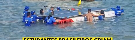 Estudantes brasileiros do ensino médio criam embarcação movida a energia solar e surpreendem a indústria
