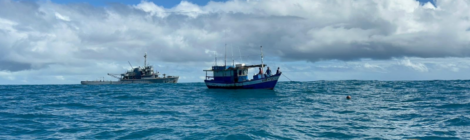 CORVETA “CABOCLO” REFORÇA SEGURANÇA MARÍTIMA NO LITORAL BAIANO