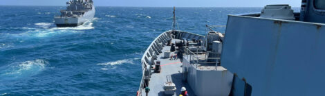 Marinhas do Brasil e da Namíbia realizam exercícios na costa africana