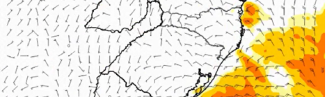 Ciclone extratropical deve atingir Sul do Brasil nesta semana; rajadas podem superar os 100 km/h