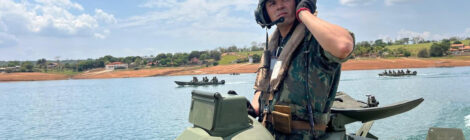 Operação “Furnas 2024”: mais de mil militares brasileiros e 13 nações integram exercício no “Mar de Minas”