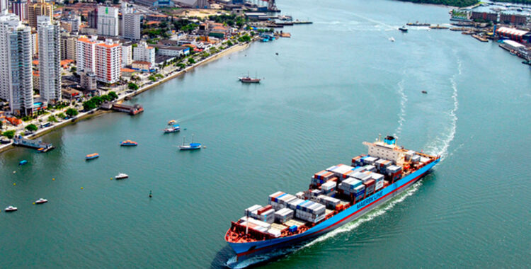 Porto de Santos confirma recorde anual e data de 2025 com 186,4 milhões de toneladas movimentadas