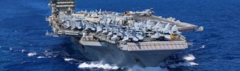 Porta-aviões USS ‘Harry S. Truman’ colide com navio mercante perto de Porto Said, no Mediterrâneo