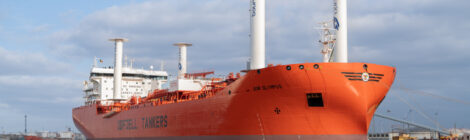 Odfjell instala velas de sucção em navio-tanque e aposta na propulsão eólica
