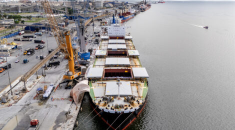 Aumento de calado em Paranaguá permite recorde de descarga de fertilizantes