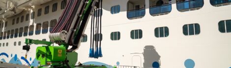 Porto de Roterdã inaugura instalação de energia em terra para cruzeiros e antecipa exigência europeia