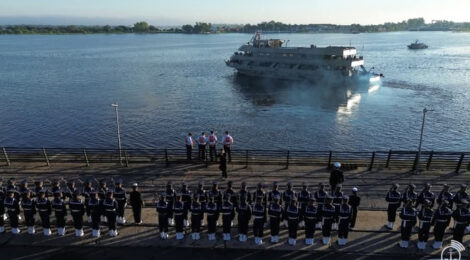 Marinha do Brasil participa das celebrações dos 214 anos de Independência do Paraguai