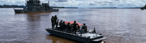 Navio Rondônia intensifica patrulhas no Rio Japurá contra crimes transfronteiriços