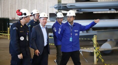 Marinha acompanha avanços da Nuclep nas obras do submarino nuclear