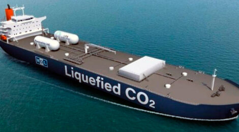 Mitsubishi e MOL obtêm AiP para navio transportador de LCO2/metanol
