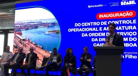 Porto do Rio recebe novo centro de controle e inicia dragagem no Cais da Gamboa