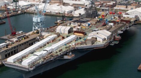 Crise na construção naval: entregas de grandes navios dos EUA sofrem anos de atraso