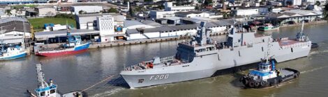 Marinha inicia testes da fragata Tamandaré