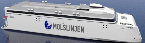 Catamarãs dinamarqueses de alta velocidade serão equipados com motores elétricos e a jatos d’água