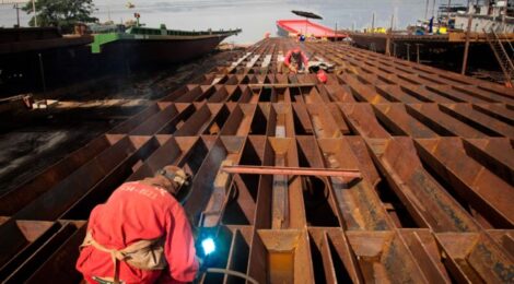 Amazonas tem R$ 1,25 bilhão em obras navais contratadas com recursos do FMM