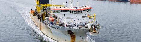 Portos do Paraná faz dragagem de manutenção do canal de Antonina